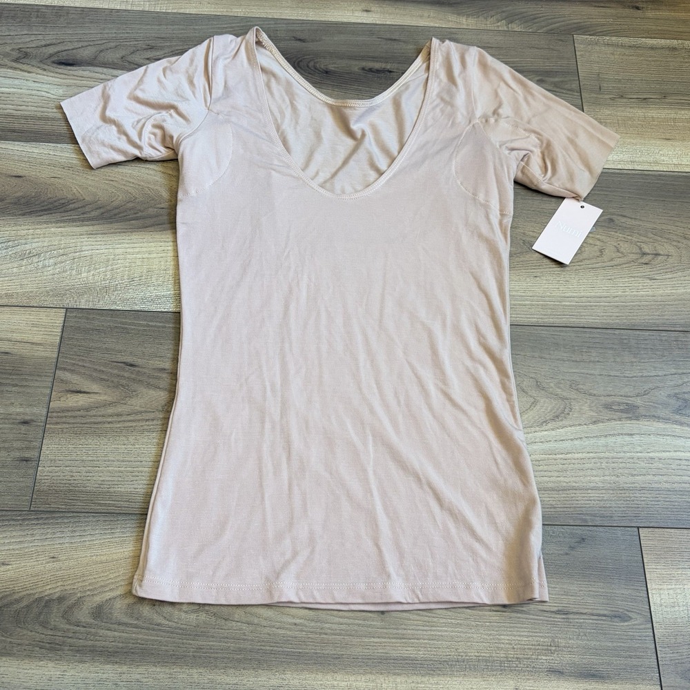 Numi The Signature Undershirt Almond Womens Size S / P New Short Sleeve